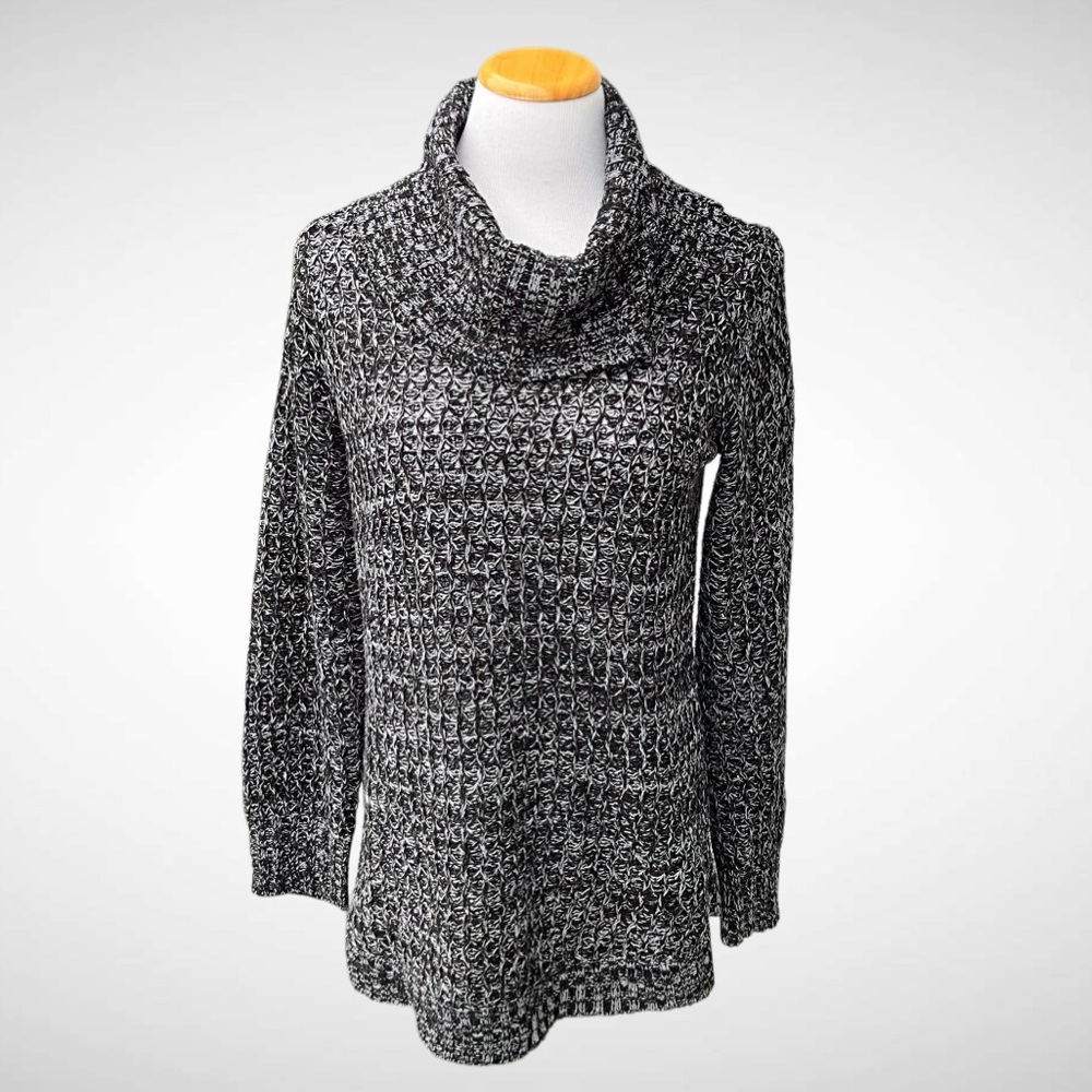 Jason Maxwell Lightweight Cowlneck Pullover Sweater Long Sleeves
